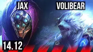 JAX vs VOLIBEAR (TOP) | Rank 9 Jax, Godlike | VN Master | 14.12