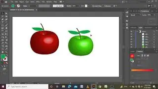 Making apple in adobe illustrator. best design computer software. apple design
