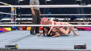 WWE 2K24 Anime Waifu Bikini Tournament Match 6 Milim VS Nico Robin Ptos, Stfs, And Glam Stretch IW