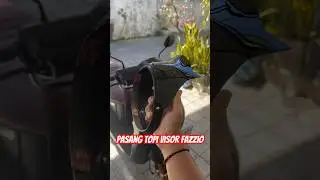 MODIF FAZZIO CARA PASANG TOPI VISOR FAZZIO‼️ #yamaha #fazzio
