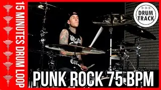 Drum Beat 75 bpm - Groove Drum Track 75 BPM Punk Rock | Batería 75 BPM Punk Rock