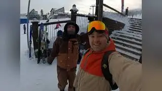 Отморозки. Шерегеш морозный день 26 ноября 2022. (Снимаем на новую Go Pro Hero 9 Black)