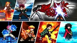 Demon Slayer Android 2022 Mugen - All Ultimate Attacks (MUGEN) 鬼滅の刃：ヒノカミ血風譚