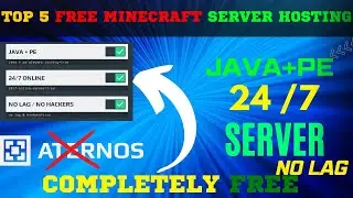 Top 5 Free Best Minecraft Server Hosting | 24/7 & JAVA + PE