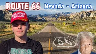 USA #8 Route 66 and Trump Fanatics Store