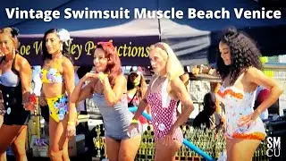 Vintage Swimsuit Competition at Muscle Beach Venice