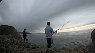 Fishing in Jersey Channel Islands