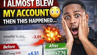 I Almost Blew My Small Account 😳 Then This Happened !! 