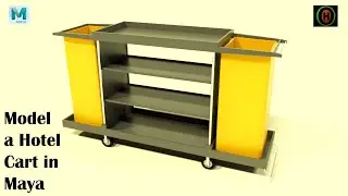 Autodesk Maya | How to Model a Hotel Cart in Maya