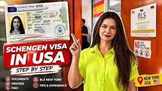 How I Got My Spain Schengen Visa in USA🇪🇸 | BLS New York Full Process + Documents