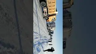 гололёд на трассе Рудный — Фёдоровка, 10.02.2022