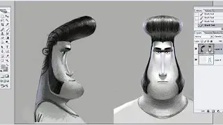 3D Character Design - Part 1 | Adobe Photoshop | #SpeedArt