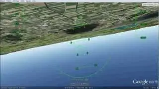 Acrobatic Flight (+take off and landing): F16, Google Earth Filght Sim