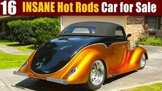16 Wild Powerful Hot Rods for Sale 🔥 Classic Ford & Chevy Street Rods | Insane V8 Builds