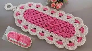PORTA PAPEL HIGIÊNICO- JOGO DE BANHEIRO ROSA FÁCIL E ECONÔMICO PASSO A PASSO