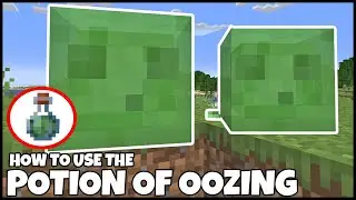How To Use POTION OF OOZING In MINECRAFT