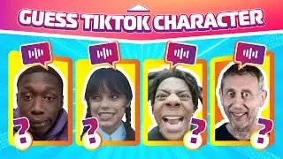 Guess TikTok Character's VOICE || tiktok song quiz 2023