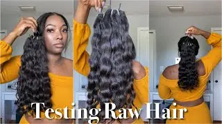 Hairpreneur Series Ep. 6 | Testing Raw Hair, Clarifying Shampoo Bath + Bleach Test #hairextensions