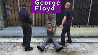 George Floyd death recreation in GTA 5
