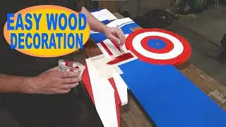 Patriotic Woodworking Project: Marvel Superhero - The Falcon is Captain America