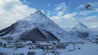 Live sneeuwbeelden uit Galtür (Oostenrijk) na sneeuwval