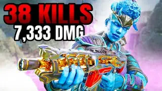 38 Kills 7,333 Damage Bangalore Gameplay - Apex legends + Controller