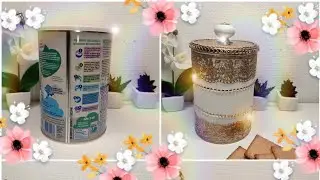 comment recycler une boîte de lait pour bébé how to recycle a can of baby milk إنشاء DIY رائع