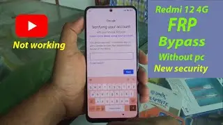 Redmi 12 4G frp bypass without pc (new security update)