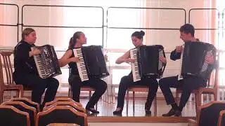 А. На Юн Кин. Барыня. Исполняет квартет аккордеонистов