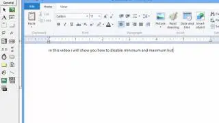 VB Tutor how to disable the Minimum and maximum button