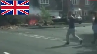 Car crash fire explosion kills 2