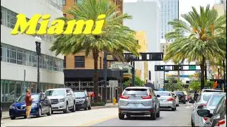 Florida | Drive From Miami Airport to South Beach Florida.