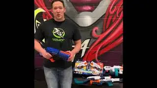 Testing some Xshot blasters out at Foam Dart Thunder skatepark event