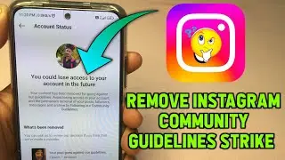 Remove instagram community guidelines, remove instagram community strike, instagram errors