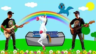 Acid House / Djent with Unicorn feat. Behringer TD-3, RD-6, MS-101, Crave, Squier Bass VI
