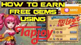 16k FREE GEMS USING TAPJOY!!!WOW
