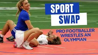 Pro Footballer Cade Cowell Wrestles An Olympian
