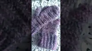 Рукавички крючком#shortvideo #вяжемкрючком #рукавичкивяжем
