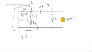 AC Circuit : Superposition Theorem