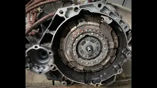 VW Passat CC. How to replace the crankshaft seal. How to remove the automatic transmission on a P...