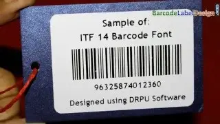 DRPU Barcode Software: Erfahren Sie, wie Barcode-Etiketten mit ITF 14 -Barcode-Font zu erzeugen