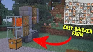 Easy chicken farm Minecraft bedrock 1.21+