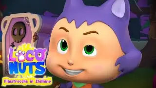 Cinque piccole zucche | Rime di Halloween | Loco Nuts Filastrocche | Canzoni per bambini