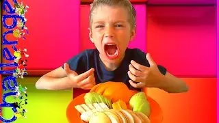 CHALLENGE // ФРУКТОВЫЙ ЧЕЛЛЕНДЖ Пробуем фрукты с закрытыми глазами!