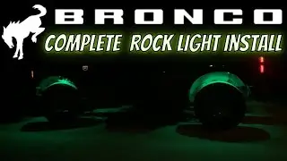 2022 Ford Bronco Complete Rock Light Installation Guide