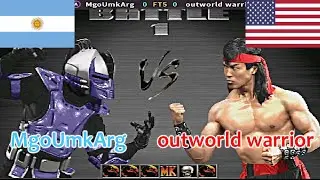 UMK3 - MgoUmkArg vs outworld warrior FT5