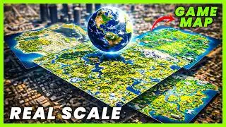 Video game Map Size Comparison 