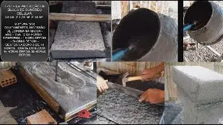 Apresentação de todas as etapas da fundição de um bloco de concreto celular passo a passo