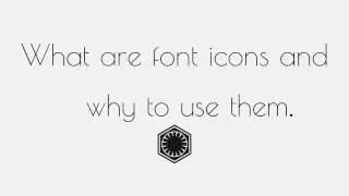 What Are Font Icons and Why To Use Them? - TheMindSpeaks