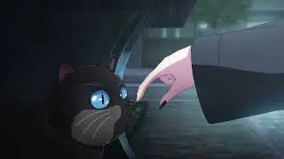 Nazuna chan playing with stray cat 😸🐈